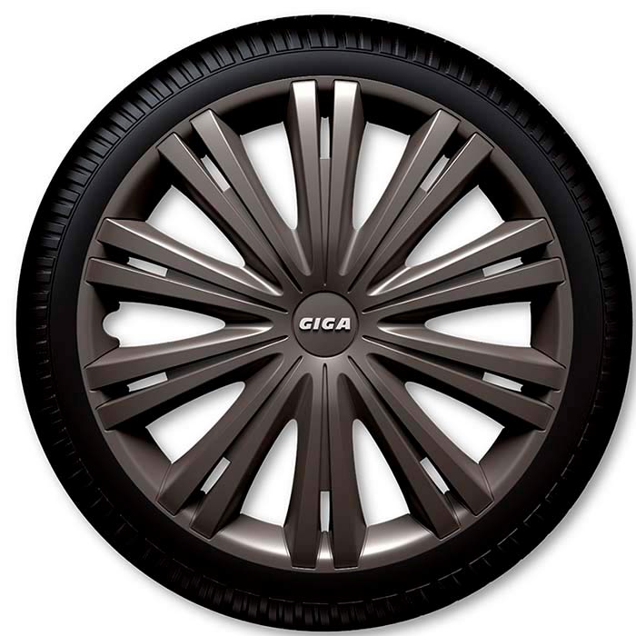 13" Giga koks hjulkapselsæt coverline