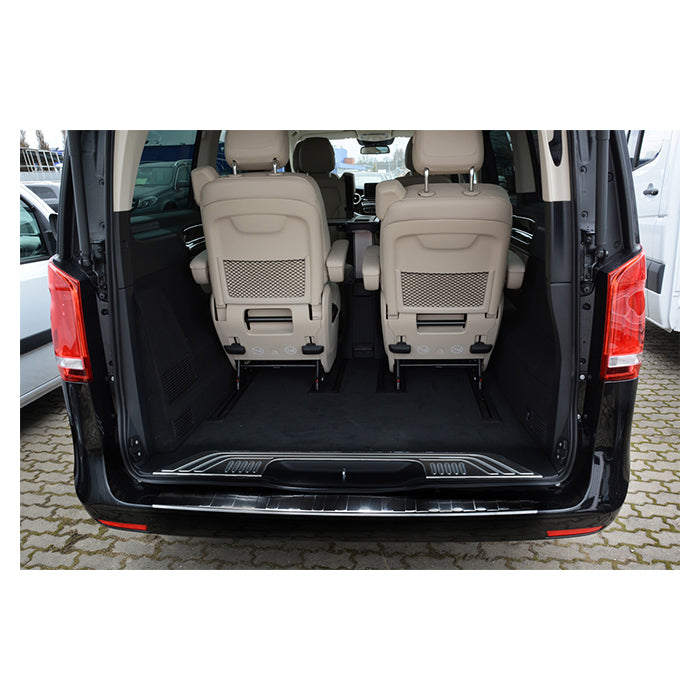 Læssekantbeskytter Mercedes V-klasse W447 2014- Sort avisa