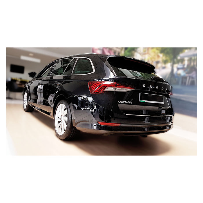 Læssekantbeskytter Skoda Octavia IV Combi 2019- Sort avisa