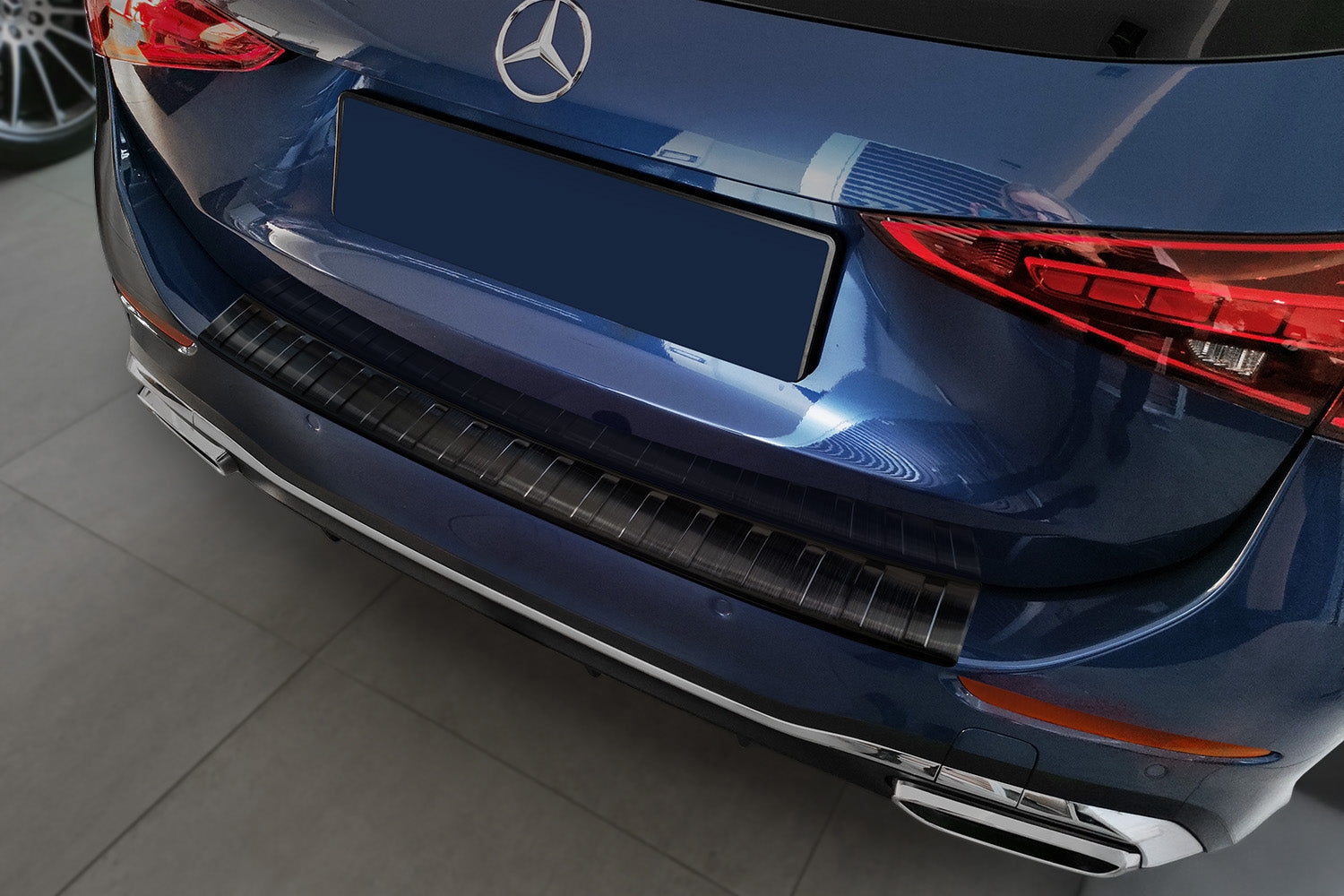 Læssekantbeskytter C Klasse St.car S206 AMG 2021- Sort avisa