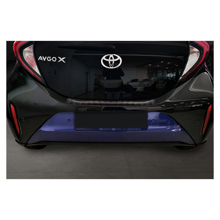 Læssekantbeskytter Toyota Aygo X 2022- Sort avisa