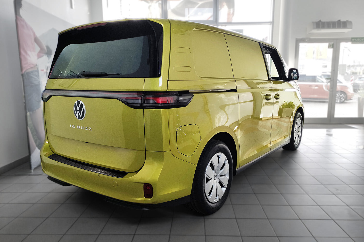 Læssekantbeskytter VW ID.Buzz/Cargo 2022- Sort avisa