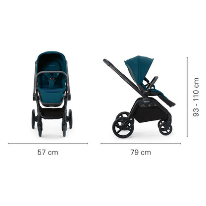 Recaro Celona Offroad Stroller Silver alu klapvognsstel recaro