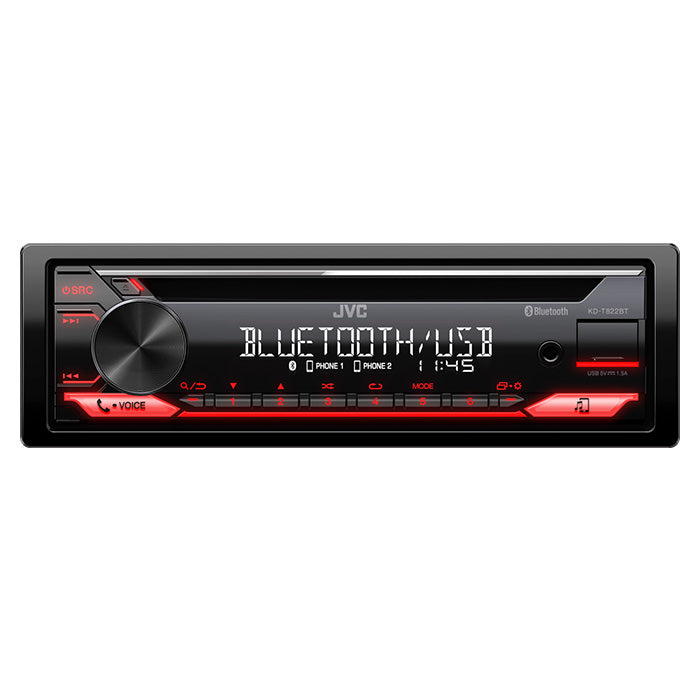 JVC KD-T822BT cd/rds tuner m. Bluetooth jvc