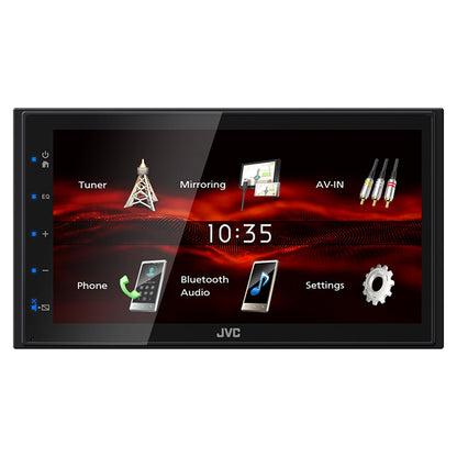 JVC KW-M180BT 2-DIN BT bilradio med skærm JVC