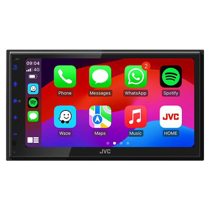 JVC KW-M593BT 2-DIN Radio med CarPlay og Android Auto jvc