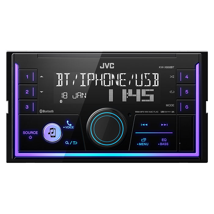 JVC KV-X850BT 2-DIN Radio med Bluetooth og DAB jvc