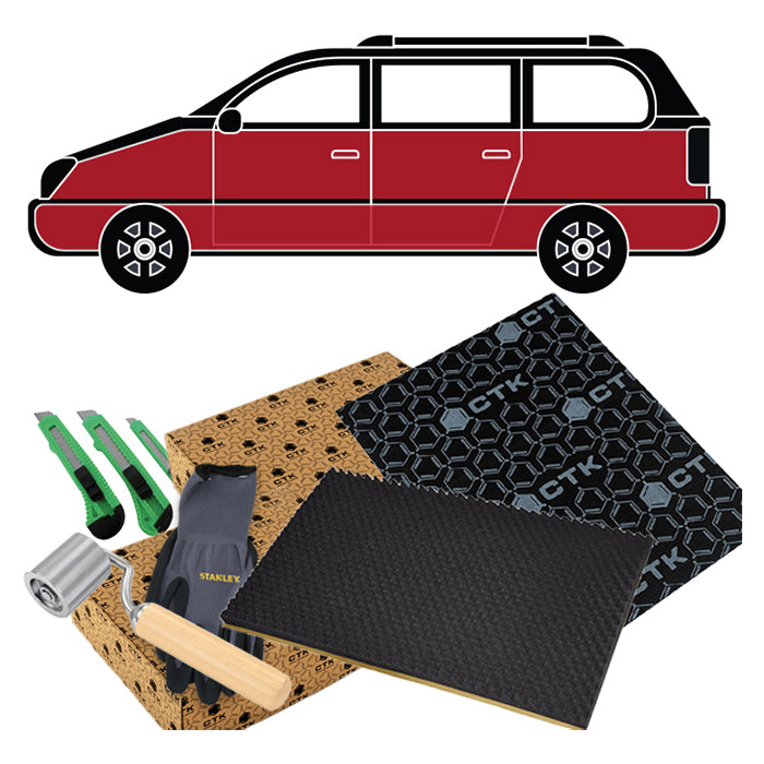 CTK Støjdæmpningspakke Stor bil komplet u. tag - BilligStyling