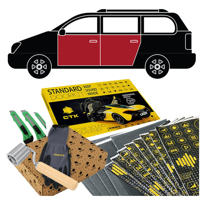 CTK Støjdæmpningspakke Stationcar døre - BilligStyling