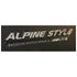 Alpine Style emblem sort/krom alpine