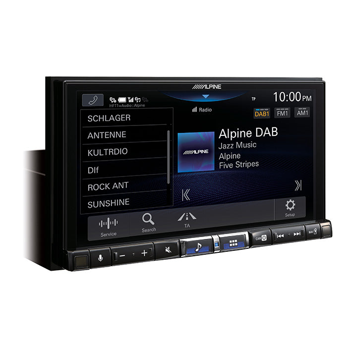Alpine ILX-705D Trådløs Apple Carplay 2-din 7" alpine