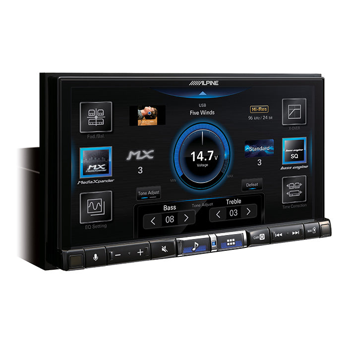 Alpine ILX-705D Trådløs Apple Carplay 2-din 7" alpine