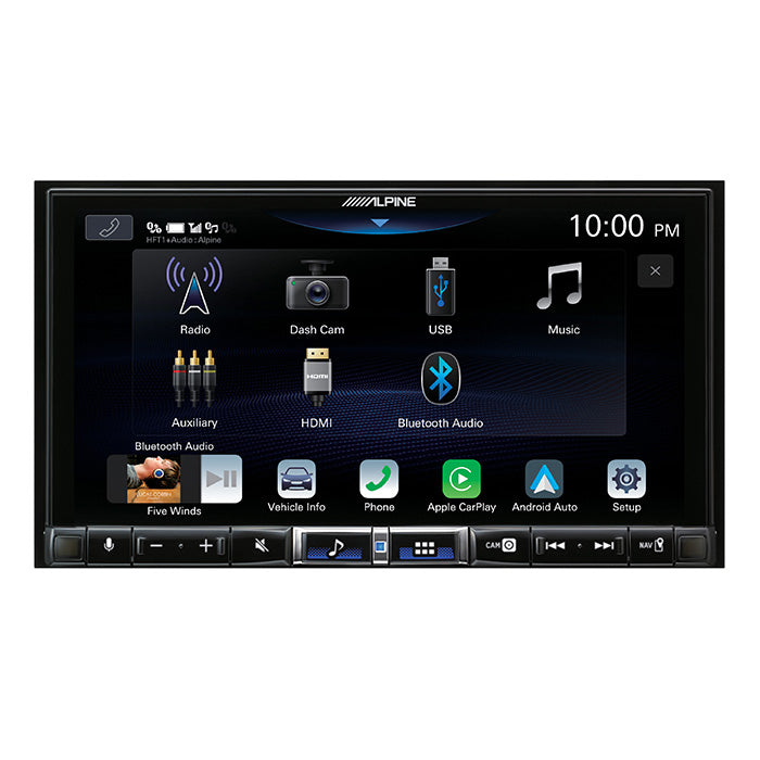 Alpine ILX-705D Trådløs Apple Carplay 2-din 7" alpine
