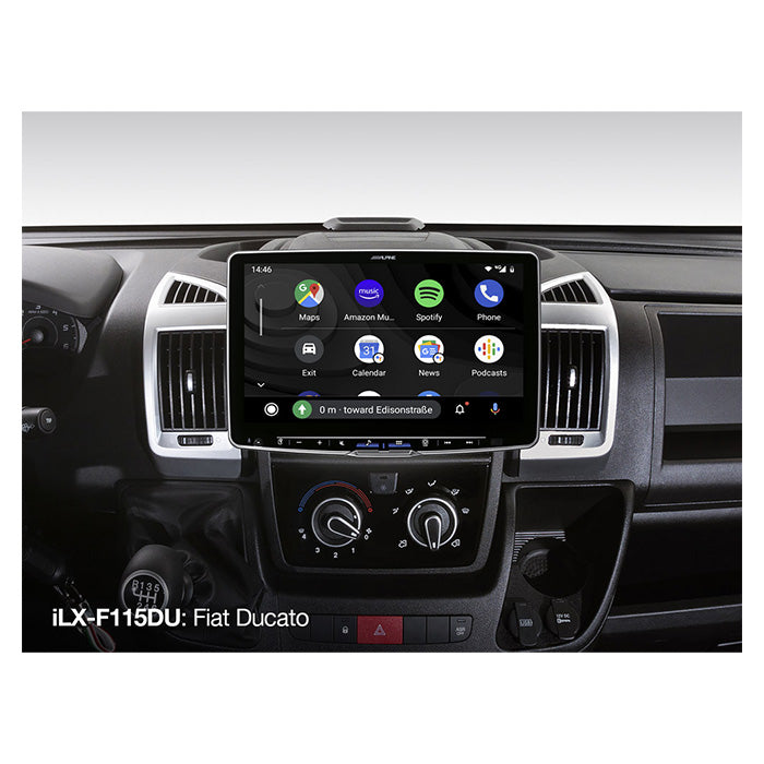 Alpine ILX-F115DU bundle med Halo11 til Fiat Ducato 3 alpine