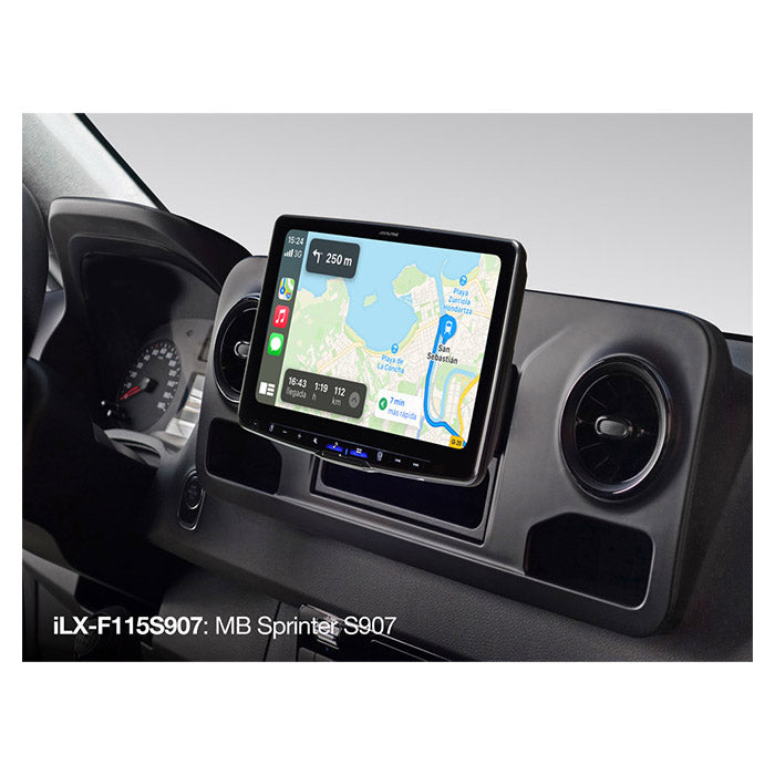 Alpine ILX-F115S907 bundle til Halo11 til Sprinter S907 alpine