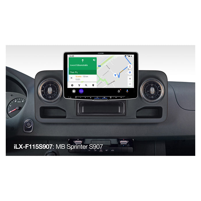 Alpine ILX-F115S907 bundle til Halo11 til Sprinter S907 alpine