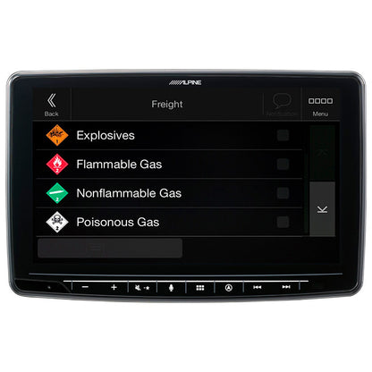 Alpine INE-F904DC Halo9 med navi og truck kort alpine