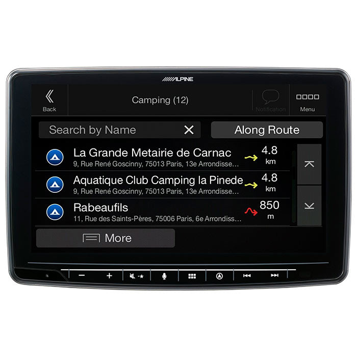 Alpine INE-F904DC Halo9 med navi og truck kort alpine