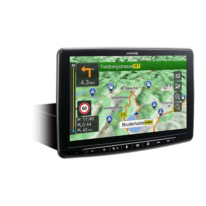Alpine INE-F904DC Halo9 med navi og truck kort alpine