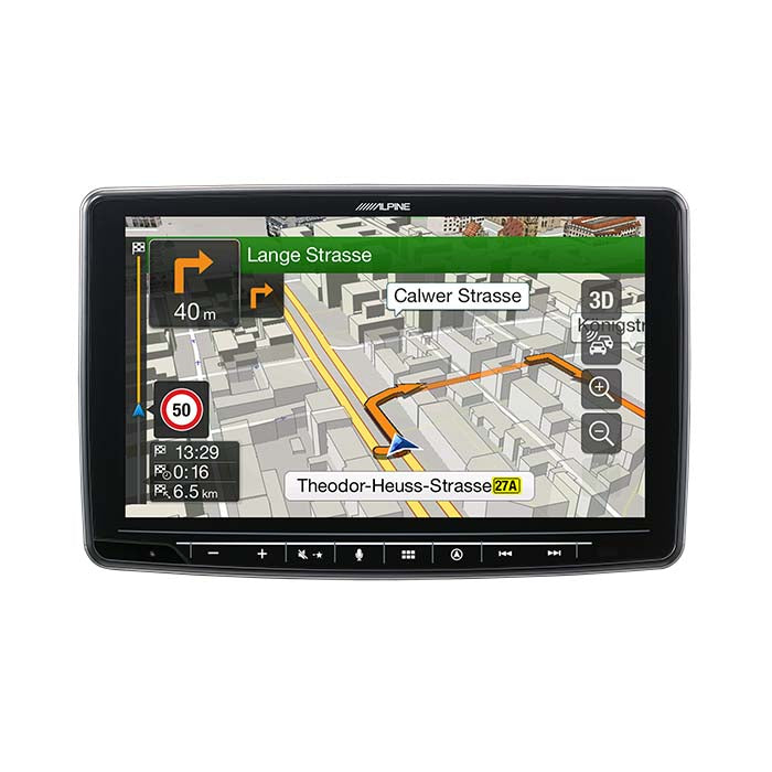 Alpine INE-F904DC Halo9 med navi og truck kort alpine