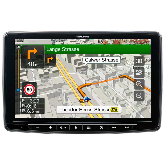 Alpine INE-F904D Halo9 med navi alpine