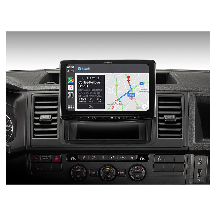 Alpine INE-F904T6 Halo9 navi bundle til VW T6 alpine