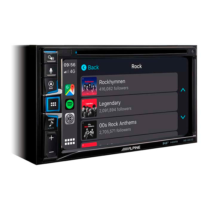Alpine INE-W611DC 2-DIN multimedia station m truckkort alpine