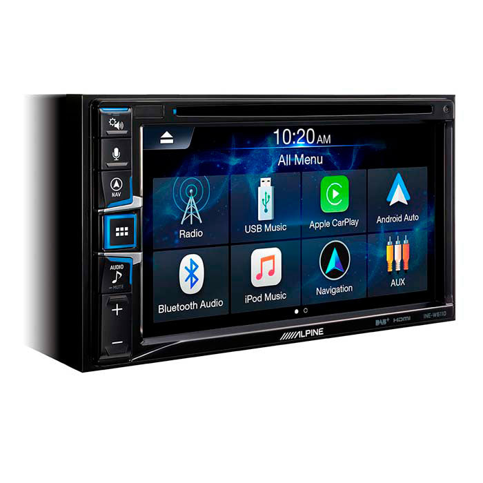 Alpine INE-W611DC 2-DIN multimedia station m truckkort alpine