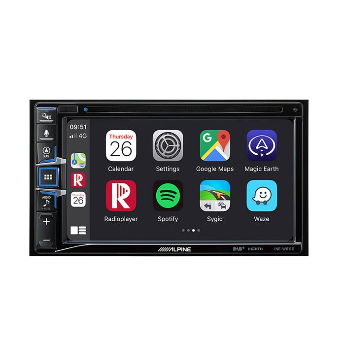 Alpine INE-W611DU bundle til Fiat Ducato 3 alpine