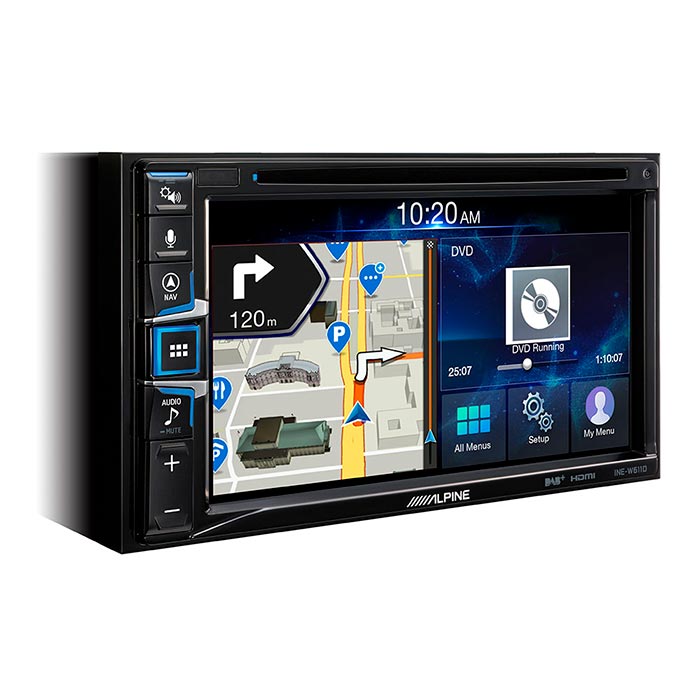 Alpine INE-W611D 2-DIN multimedia station med navi alpine