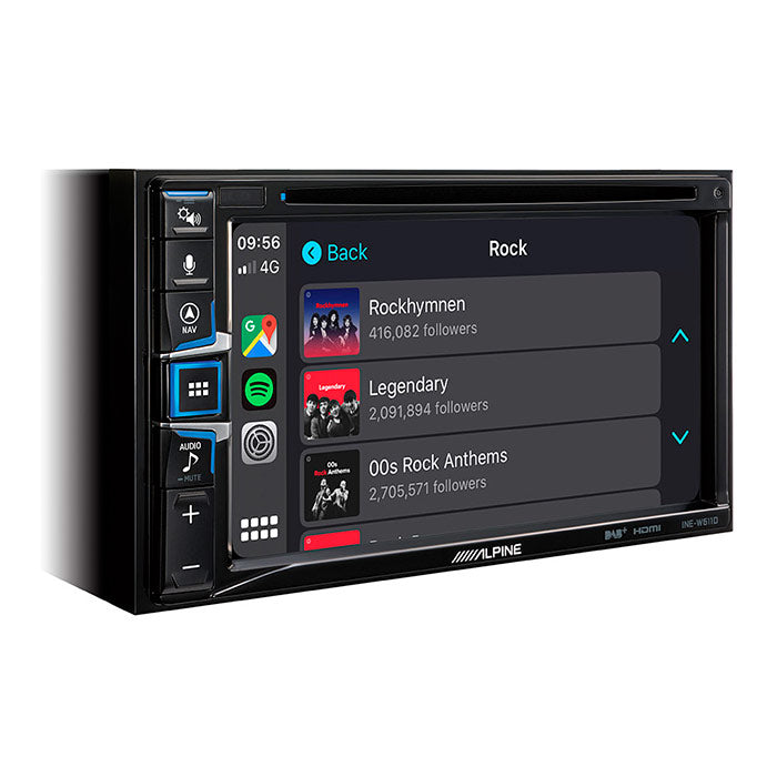 Alpine INE-W611D 2-DIN multimedia station med navi alpine