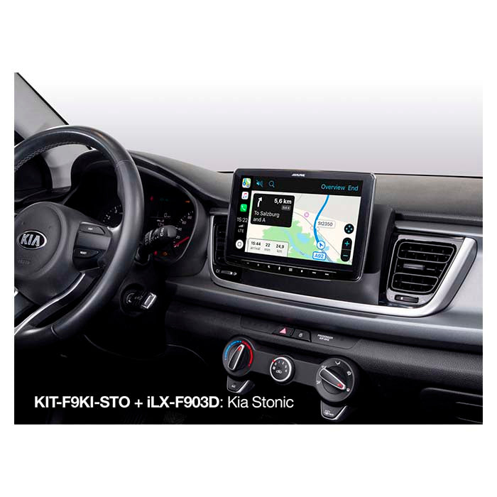 Alpine 9" monteringssæt Kia stonic 2017-> alpine