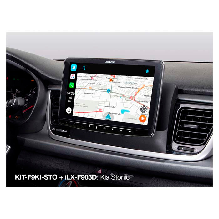 Alpine 9" monteringssæt Kia stonic 2017-> alpine
