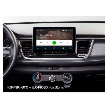 Alpine 9" monteringssæt Kia stonic 2017-> alpine