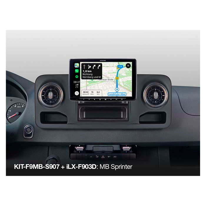 Alpine 9" monteringssæt Sprinter w907 2018-> alpine