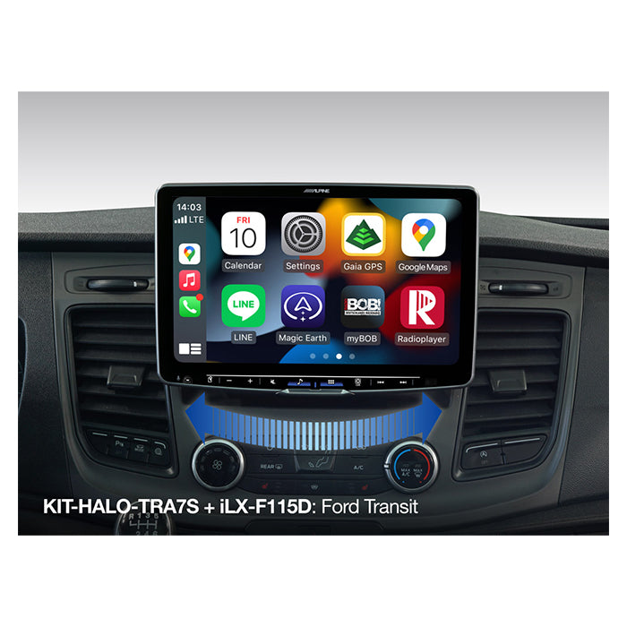 Alpine kit til HALO 9 og HALO 11 til Ford Transit Custo alpine