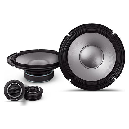 Alpine S2-S80C 8&quot; højttaler 2 vejs komponentsæt alpine