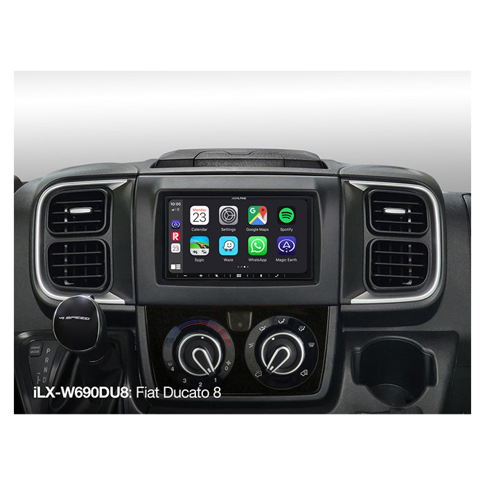 Alpine ILX-W690DU bundle til Fiat Ducato 8 alpine