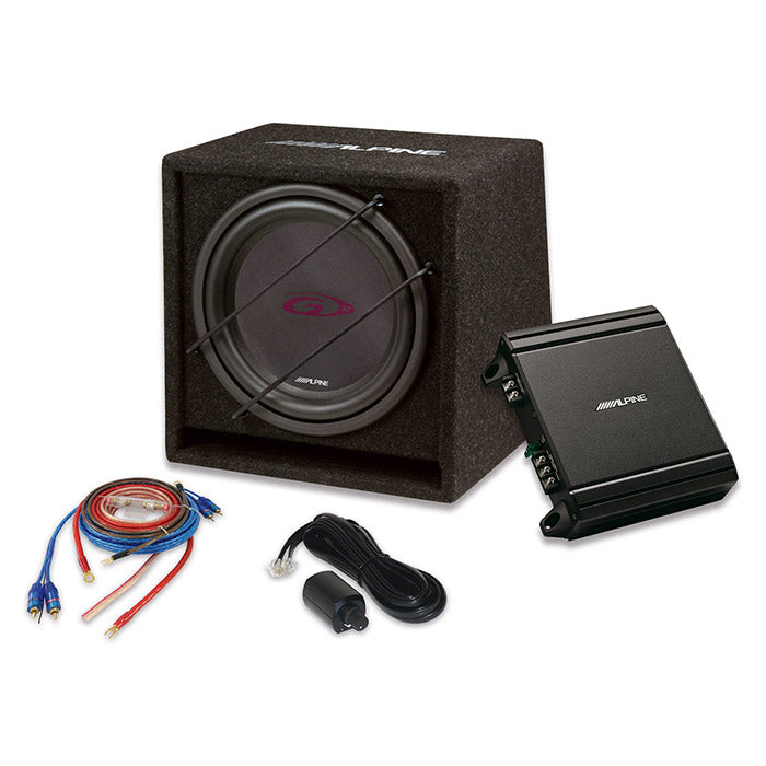 Alpine 12" subwoofer med forstærker alpine