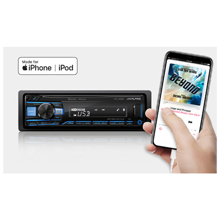 Alpine UTE-200BT tuner/ipod Bluetooth 2 line out alpine