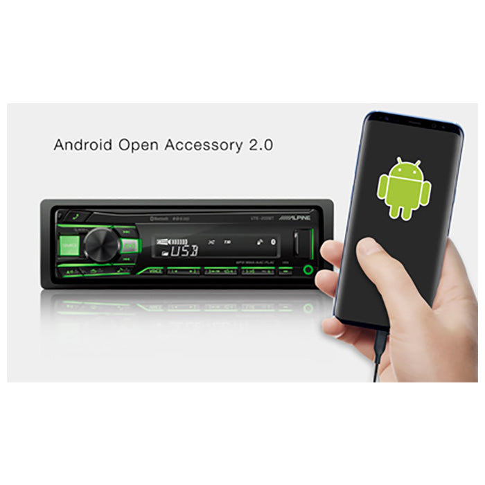 Alpine UTE-200BT tuner/ipod Bluetooth 2 line out alpine