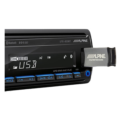 Alpine UTE-200BT tuner/ipod Bluetooth 2 line out alpine