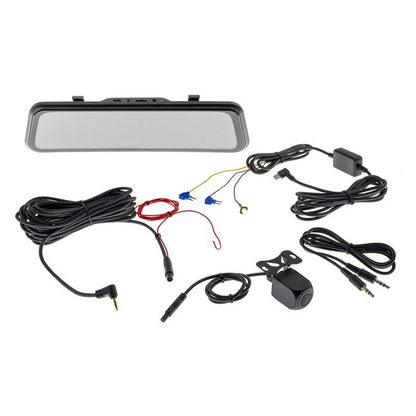 Ampire 9&quot; bakspejl med CarPlay, Android Auto, Dashcam ampire