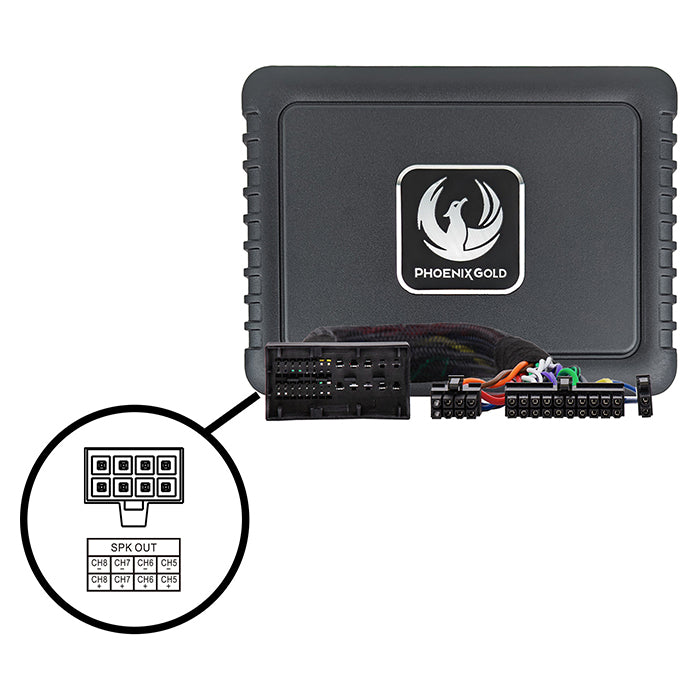 Phoenix Gold DSP Forstærker kit BMW 2001-2019 HIFI syst Phoenix_g