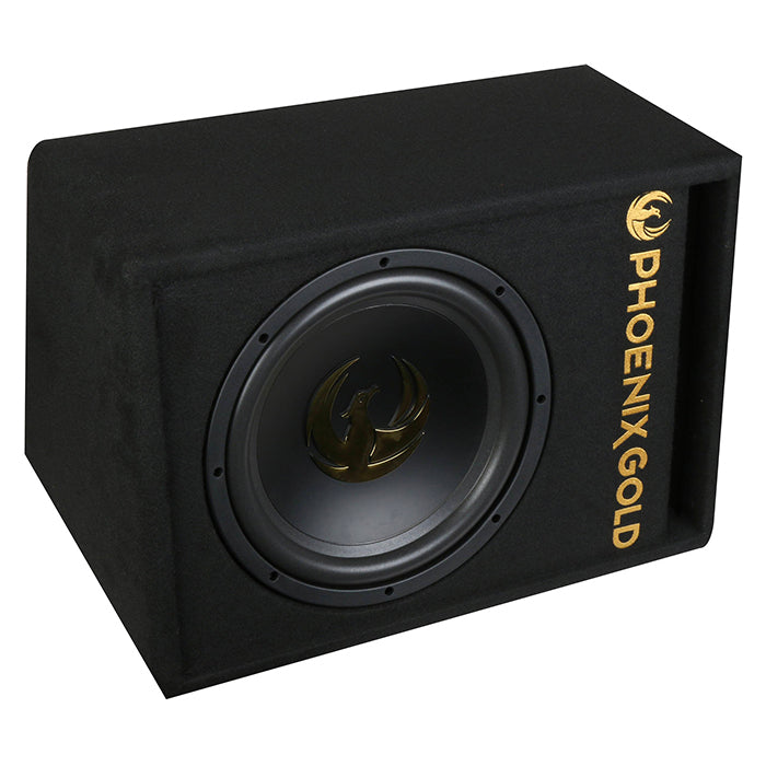 Phoenix Gold 12 subwoofer m kabler og fjernbetjening Phoenix_g