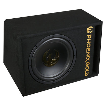 Phoenix Gold 12 subwoofer m kabler og fjernbetjening Phoenix_g