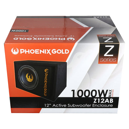 Phoenix Gold 12 subwoofer m kabler og fjernbetjening Phoenix_g