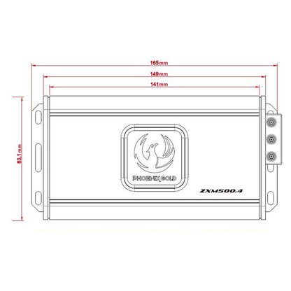 Phoenix Gold 1x500W CLASS-D &quot;mini&quot; monoblok Phoenix_g