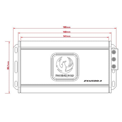 Phoenix Gold 4x125W CLASS-D &quot;mini&quot; forstærker Phoenix_g