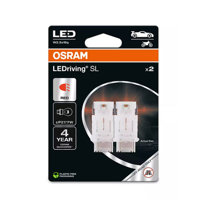 Osram LEDriving SL Rød P27/7W - Sæt osram